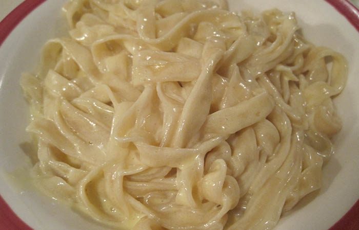 7. Alfredo Pasta