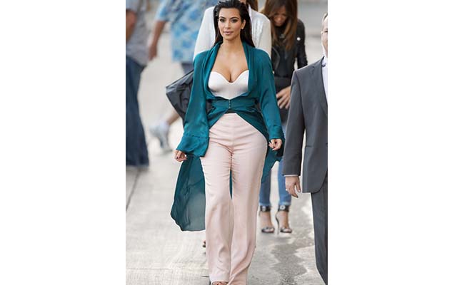 Kim Kardashian in Pajamas