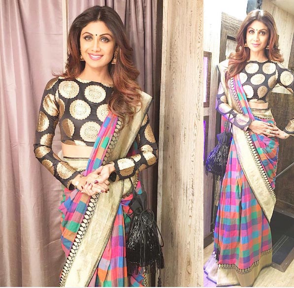 Sexy Shilpa is driving us crazy from her traditional outfits