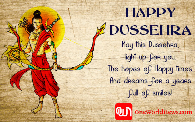 Wish you a Happy Dussehra