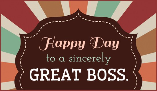 October 17 marks the National Boss’s Day