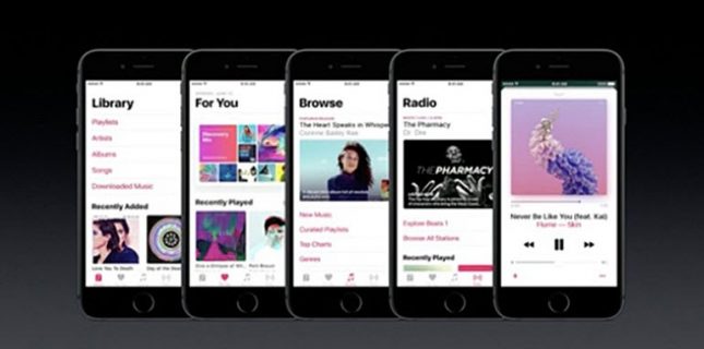 Apple's revamped music app offer various features