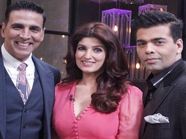 Akshay Kumar, Twinkle Khanna & Karan Johar