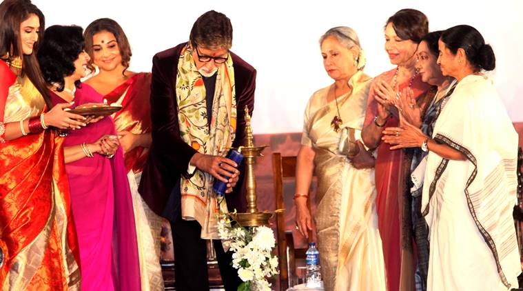 Amitabh Bachchan along with other Bollywood actress at KFF 2016