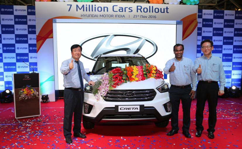 Hyundai achieved 70 Lakh production milestone 