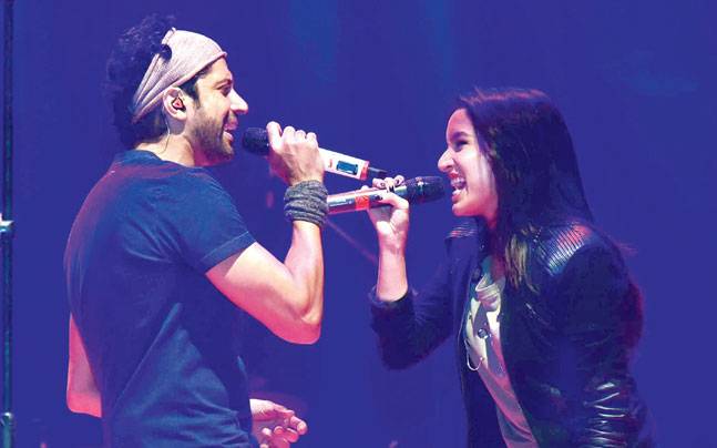 Rock On 2 star cast in Ramjas College, See Pics