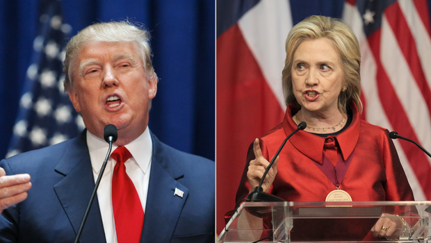 Donald Trump and Hillary Clinton