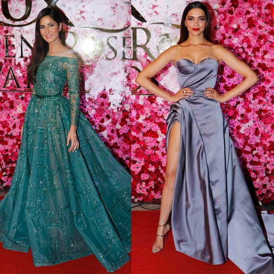 OMG! Katrina avoids Deepika at Lux Golden Rose Awards