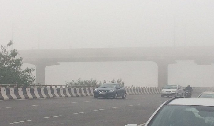 Dense fog in Delhi