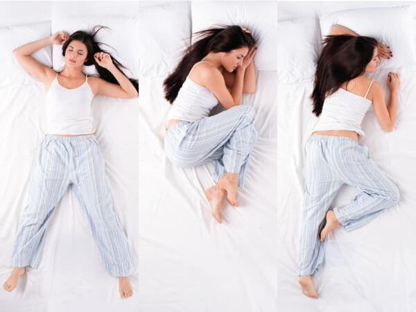 Ideal sleeping positions to stay healthy