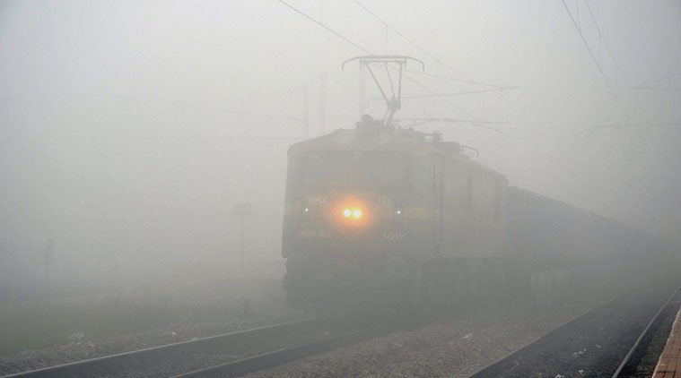 Dense fog in Delhi