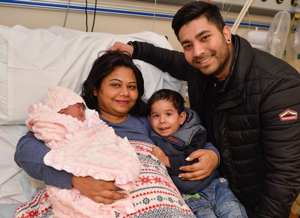 Meet the first baby born in 2017!