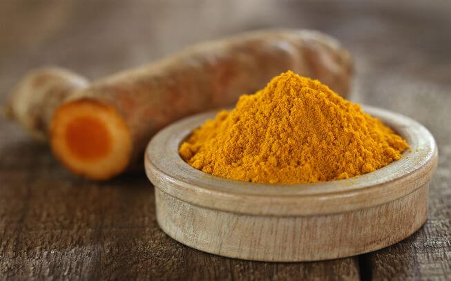 raw ground turmeric