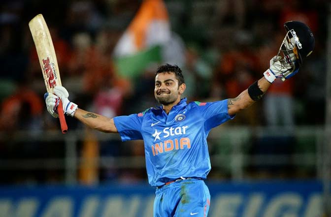 Virat Kohli is inspired by footballer Cristiano Ronaldo