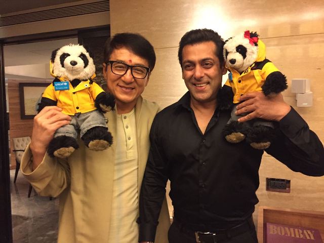 Salman Khan and Jackie Chan(Salman Khan Twitter)