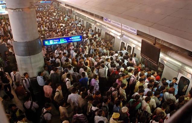 Crowded Metro