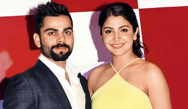 Virat Kohli with Anushka Sharma