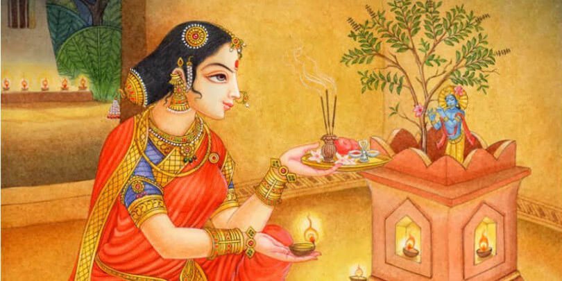 Essence of Worshipping Goddess Tulsi during the holy month of Kartik