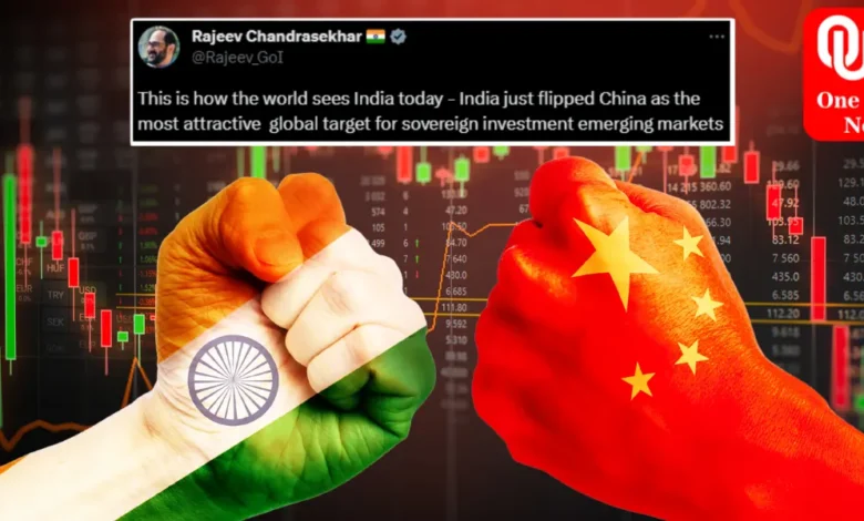India Overtakes China as Top Emerging Market for Investment