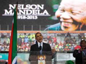 Obama Praises Mandela