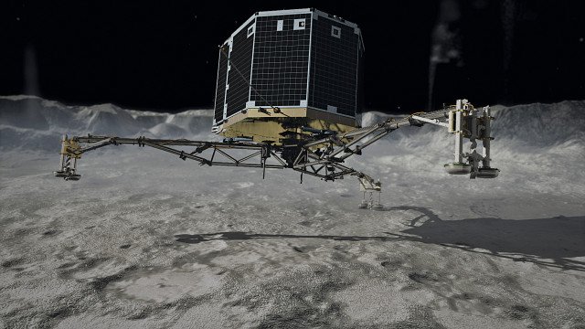 Philae lander reports unusual data on Comet