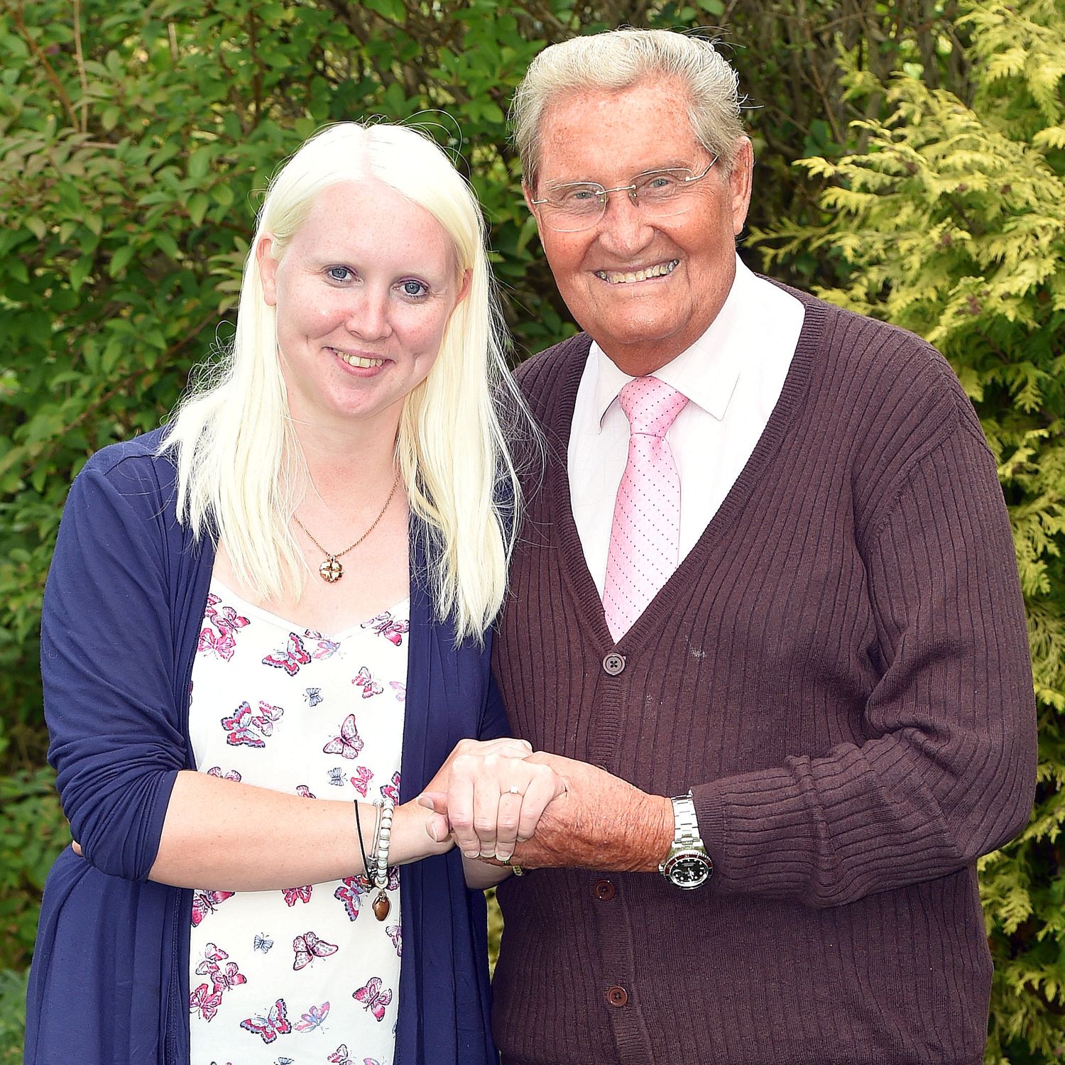 84 year old British Comedian cradle snatches!