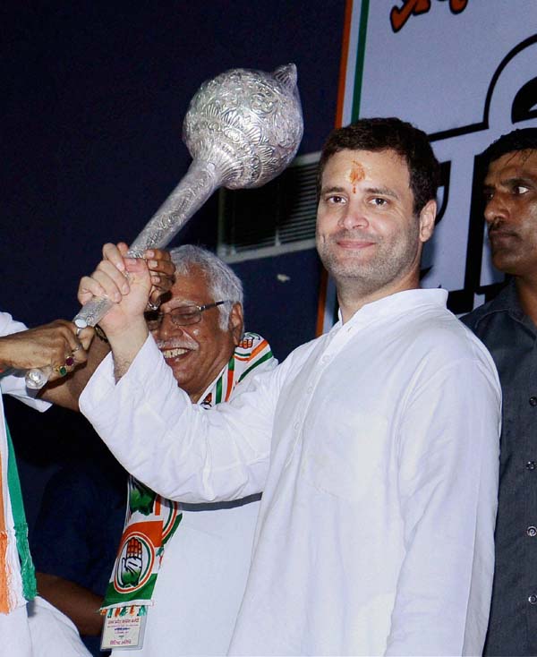 Is Rahul Gandhi going Saffron?