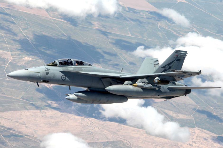 AUSSIE JET BOMBS ISIS TANK IN SYRIA