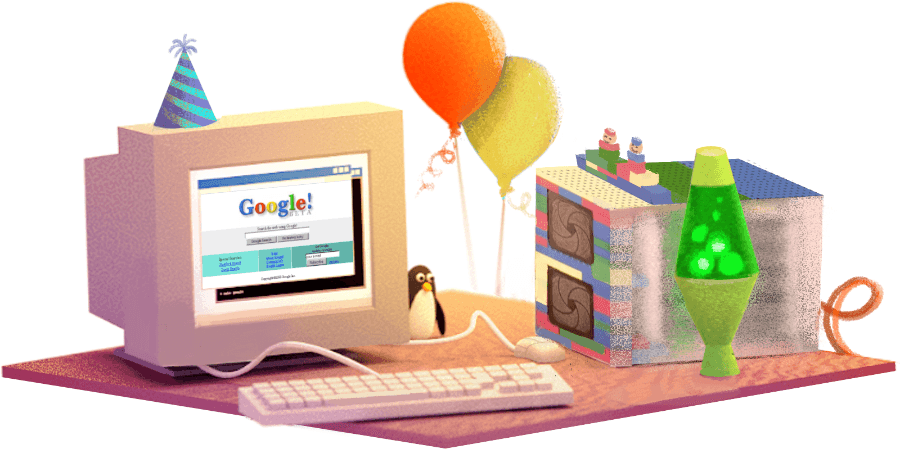 HAPPY BIRTHDAY GOOGLE