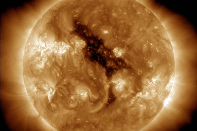 Giant Coronal hole in sun: Nasa -OneWorldNews