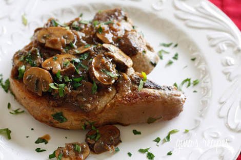 Yummy Mushroom Pork Chops-OneWorldNews