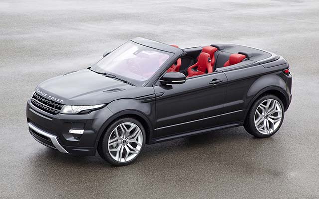 Evoque convertible from Range Rover