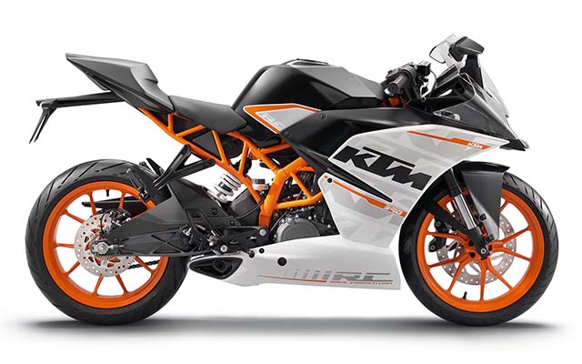 Austrian KTM RC390 makes debut in EICMA 2015, Milan