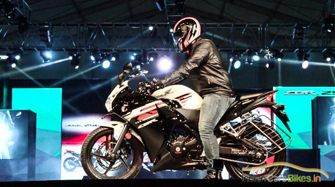 Honda unveiled its CBR 250 R.