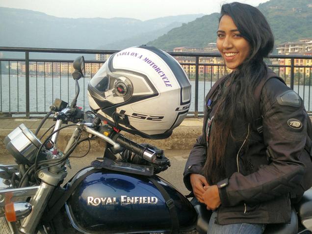 A 24- year-old girl rides Enfield solo for 7k km!