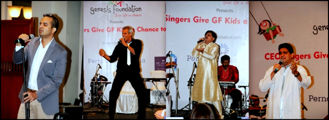 Honchos sing from the heart for destitute kids