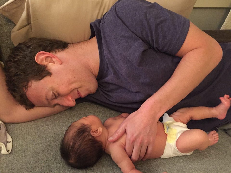 Mark Zuckerberg posts photo with daughter