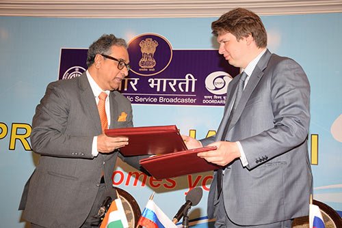 Prasar Bharati and Digital Television Russia will take over assistance in the field of new media