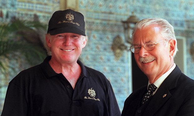 Donald Trump with his former butler Anthony Senecal