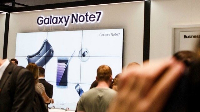 Production for Samsung galaxy note 7 suspended