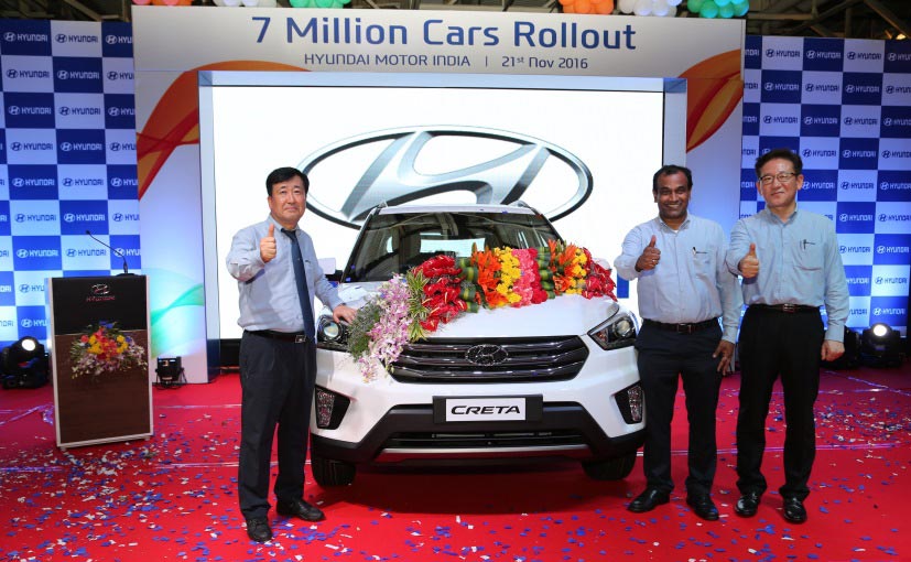 Hyundai achieved 70 Lakh production milestone