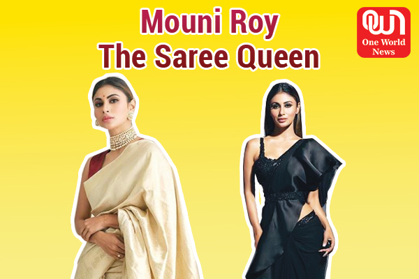 mouni roy sarees