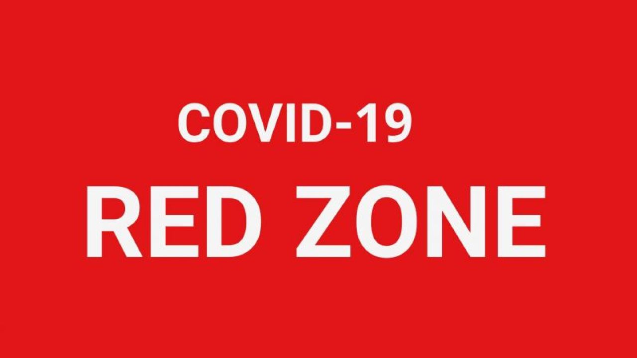 red zones in india