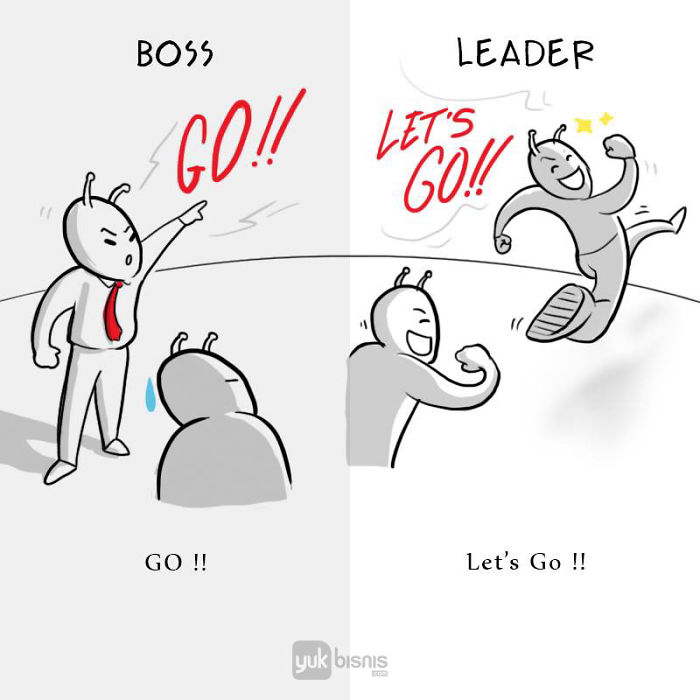 difference between boss and leader images