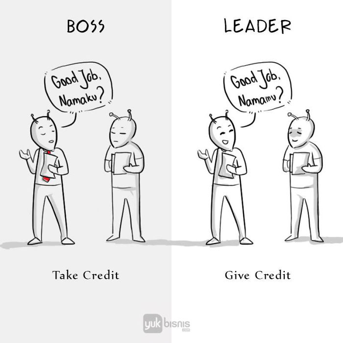 difference between boss and leader images