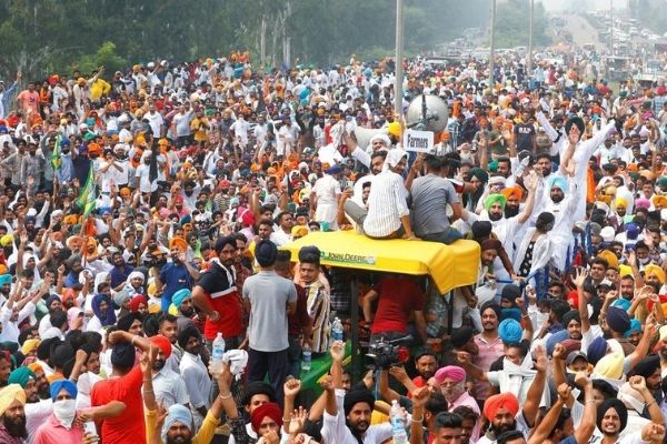 farmers protest