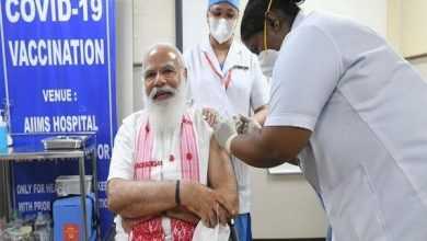 pm modi vaccinated