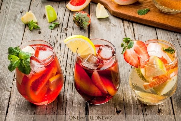 Summer cooler drinks