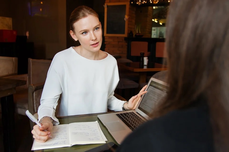 successful woman does at work