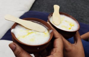 Meethi Lassi from the Blue Lassi
